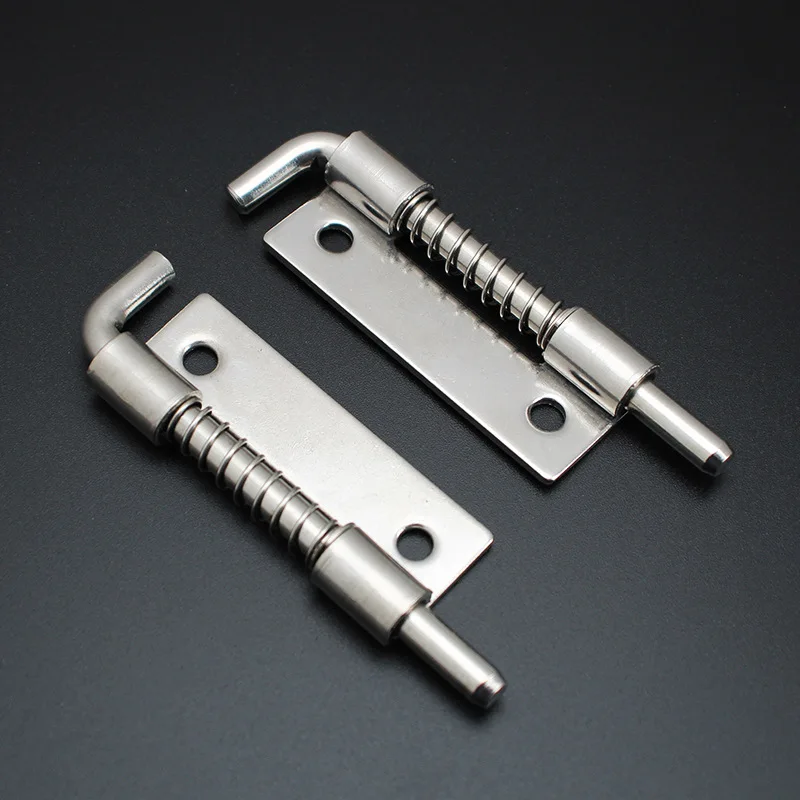 1Pc Long Silver Door Latch Sliding Lock Barrel Bolt Hasp Staple Gate Safety Spring door latch