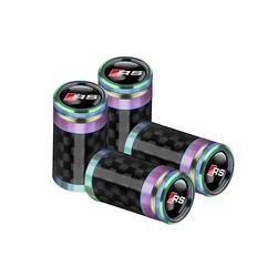 Enhanced Car Tire Valve Cover Set - Pack of 4 Luxury Design Wheel Air Stem Caps (Colorful rs)