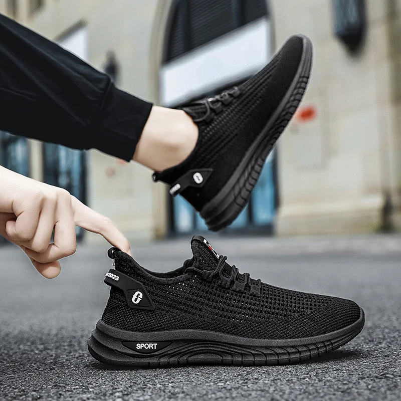 New Male Tennis Shoes Sneakers Men Comfortable Gym Sport Shoes Outdoor Adult Breathable Footwear Running Trainers High Top
