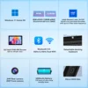 Adreamer 10 Inch Windows Tablet with Keyboard 8GB 128GB 4000mAh 2 In 1 PC Cheap Tablet Windows 11 Intel J4125 2.4G/5G WiFi 2