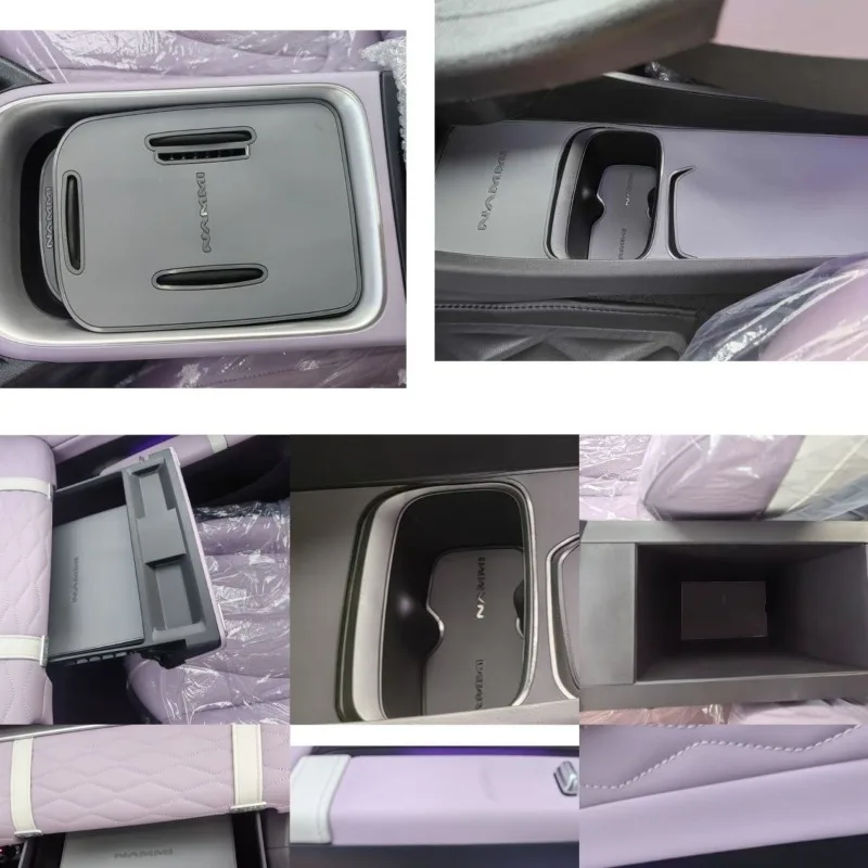 Car Armrest Slot Door Groove Mat Cup Storage Box Mats Cushion For Dongfeng Nammi box 01 Unit Interior Accessories Auto