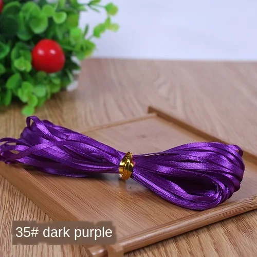 White Silk Satin Ribbon for Gift Wrapping and DIY Crafts - 1/8 (3mm), Ideal for Celebrations and Decorations