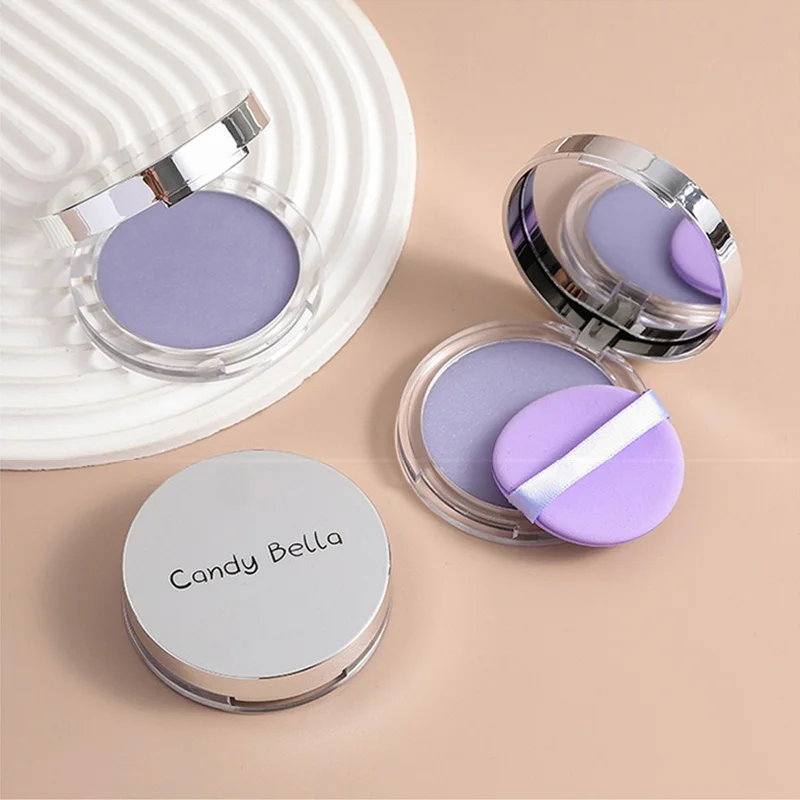 Blue Sky Flow Contration Makeup Radish Pressed Powder Foundation Gelavender Venutifier Transparent Self Puff Beginner Is Easily Fixed Makeup Waterproof Resistant Clear Natural