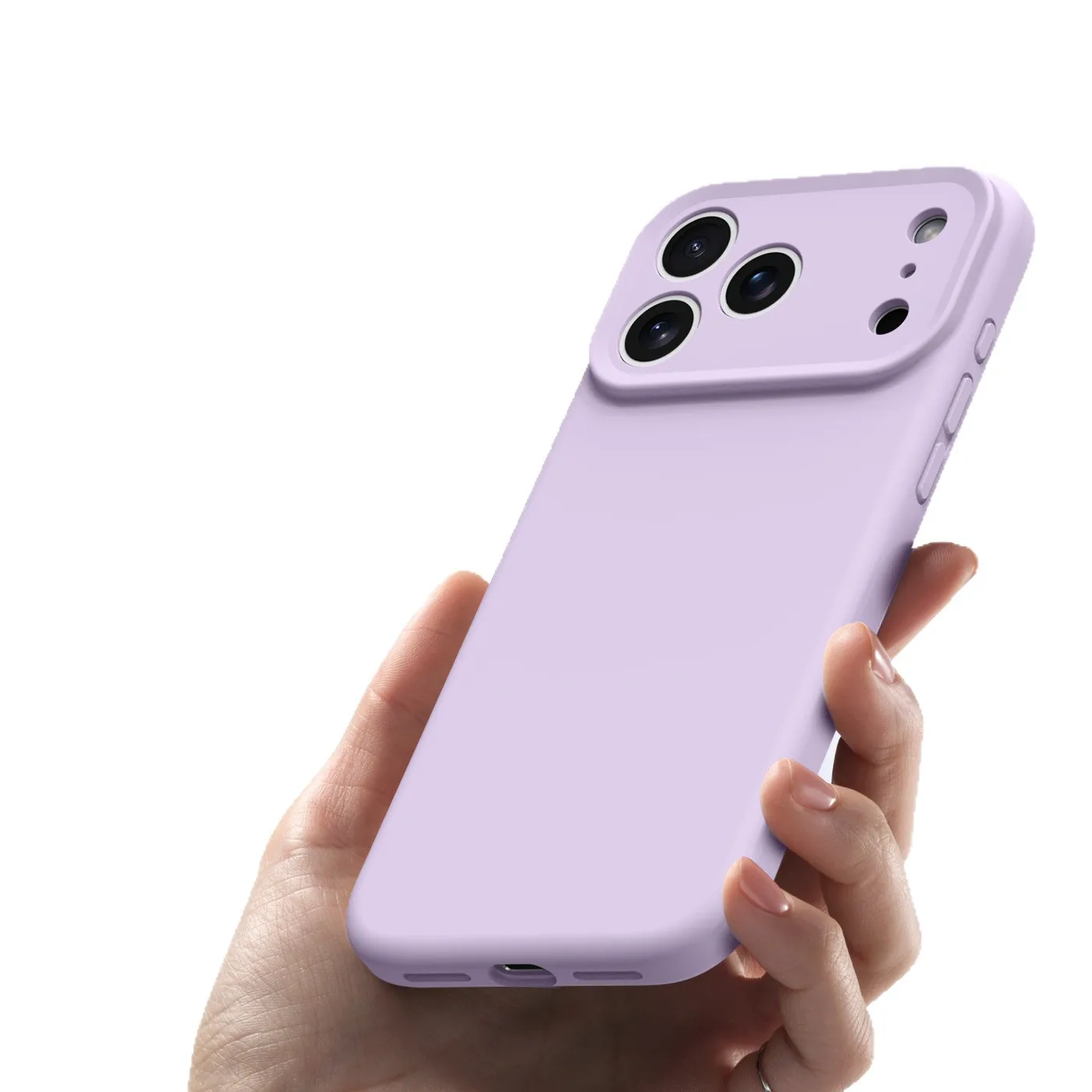 Premium Liquid Silicone Anti-Drop Phone Case with AI Camera Button Protection