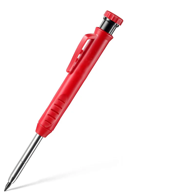 Matita Meccanica Da Falegname Cobee Con Temperamatite - 6 Ricariche 2.8mm, Per Legno E Metalli