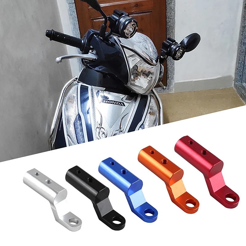 Motorcycle Mirror Bracket 1PC Rearview Mirror Expander Bracket Universal Adapter Holder Mount Aluminum Alloy Motorbike Accessories