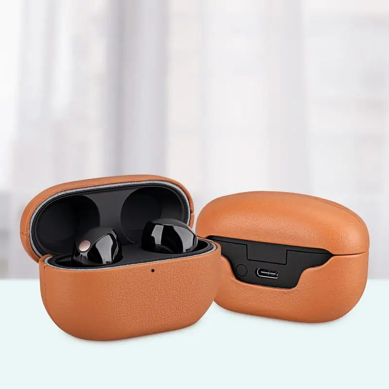 Dustproof Couro Earbuds Case Protetor Luva Skin Protector Fone de Ouvido Acessórios Sony Wf1000xm5