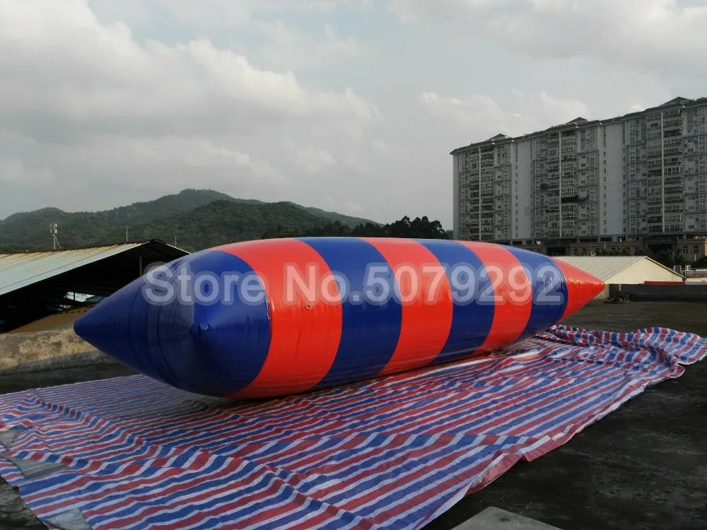 

2022 родственная подушка для прыжков 6 м, 7 м, 8 м, надувная водная подушка из ПВХ, прыгающий батут, свободный насос, надувная воздушная подушка