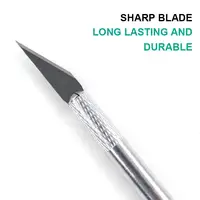 Metal Engraving Craft Knife Non-Slip Handle Gold Silver Hobby Carving Scalpel Utility Knife Art Stationery DIY Craft Supplies 5