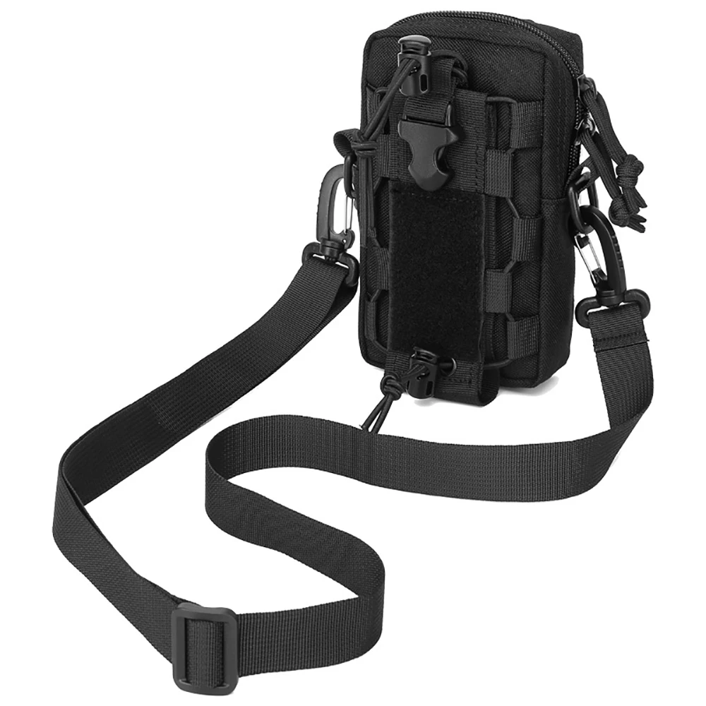 Outdoor Adventure Waist Pack Bag - Molle EDC Pouch & Water Bottle Carrier