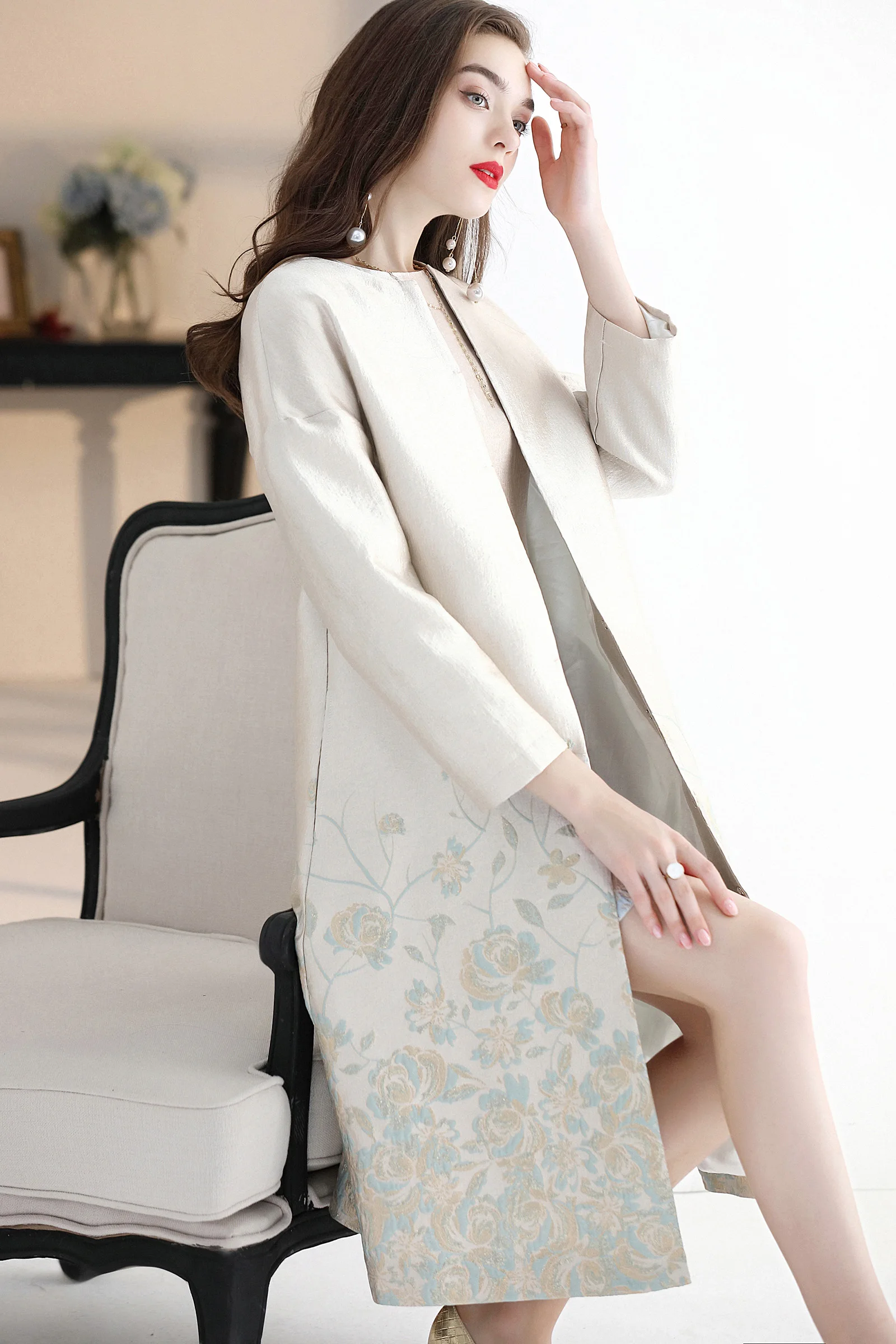 【新品・未開封】FASHIRU stand collar spring coat 新品・未開封】FASHIRU stand collar spring coat