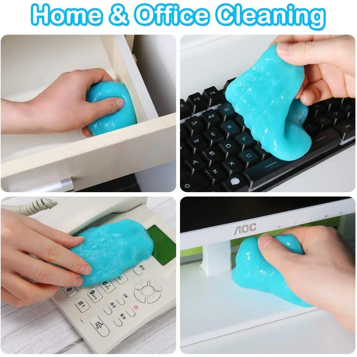 Cleaning Soft Adhesive Putty for Car Interior Air Vents Vacuum Cleaner for Car Multifunctional Home Keyboards