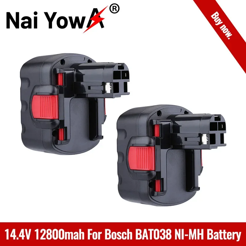 2 Batterie 5,0 Ah 14,4 V Per Bosch BAT140 2607335263 GSB GSR - Foto 12