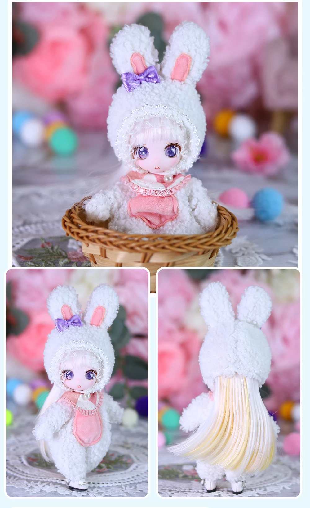 DBS Dream Fairy BJD OB11 MAYTREE Constellation series doll clothes cute dress 1/12 doll birthday gift toy SD