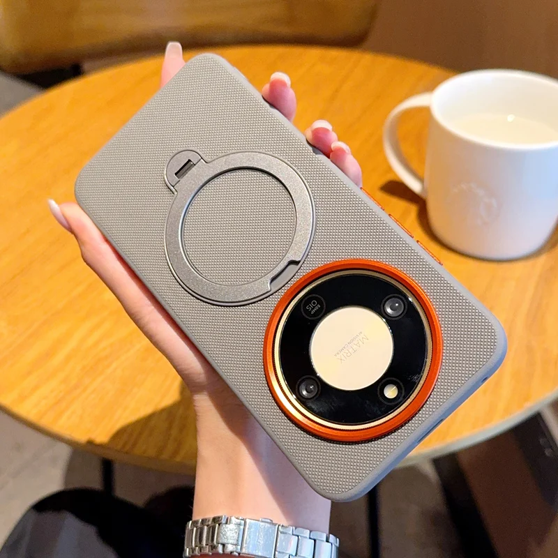 Huawei Honor Magic 8 Lite Protective Magnetic Ring Hard Back Cover