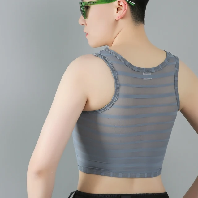 Chest Breast Binder Luxury Design Front Bandage Breathable Tomboy Binder  FTM Vest Plus Size Available Sports Bra - AliExpress