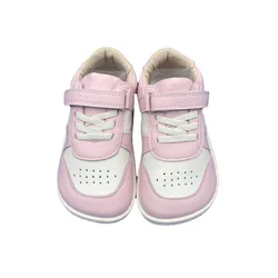 Tipsietoes Spring 2025 Genuine Leather Kids Minimalist Sneaker - 6 (Beige)