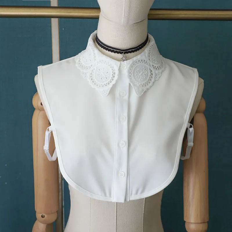 

Big Lapel Shawl Fashion Fake Collar for Women Shirt Detachable Collar False Collar Female Removable Neckwear Accessories