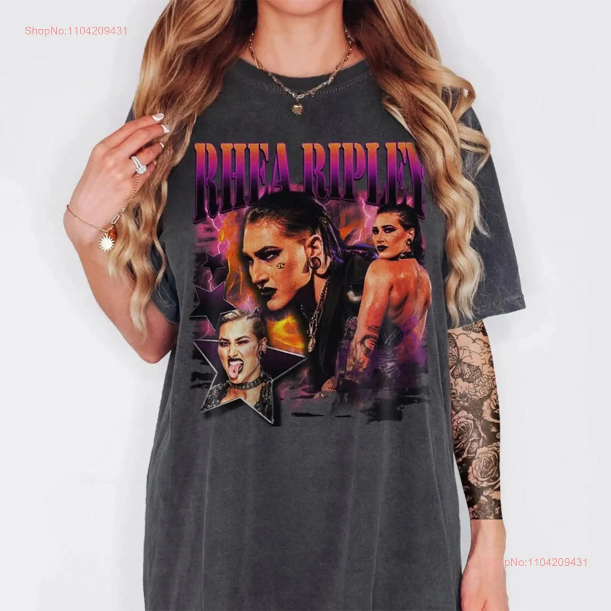 Rhea Faded Photo T-Shirt main image 1
