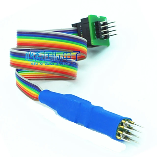 Dip8 In-Line Chips Szonda Huzal Légkondicionáló E-Négyzet Égő Gyűszű Olvasás És Írás A 8 Rugócsap 2,54 Mm-Es - Image 5