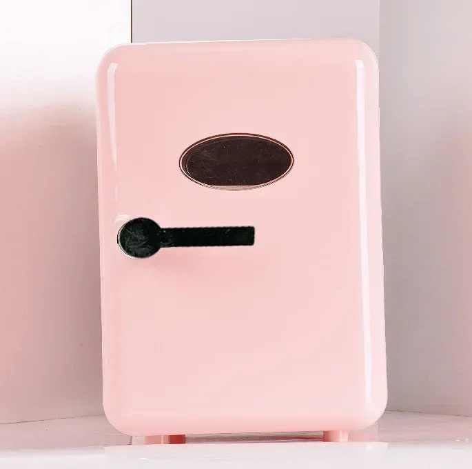 Car Refrigerator Cross-Border 110V 220V Dual Use in Car and Home Mini Small Cold and Warm USB Desktop Beauty Mini Refrigerator