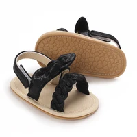 0-18 Months Baby Girl Summer Sandals Cute Bow Non-Slip Rubber Sole Infant Babies Kids First Walkers Sandals 4 Colors 3