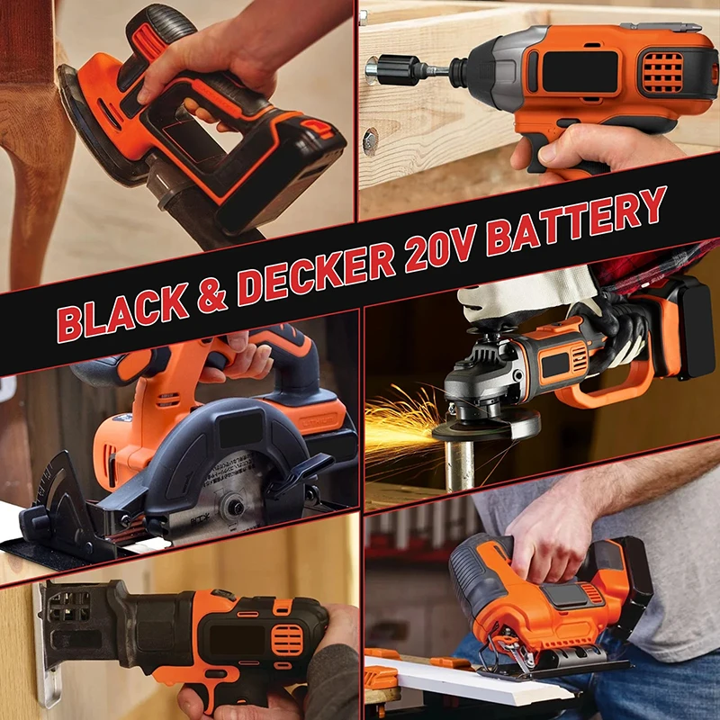 18/20V 3000mAh For BLACK & DECKER Li-ion Replacement LBXR20 Battery LB20 Power T