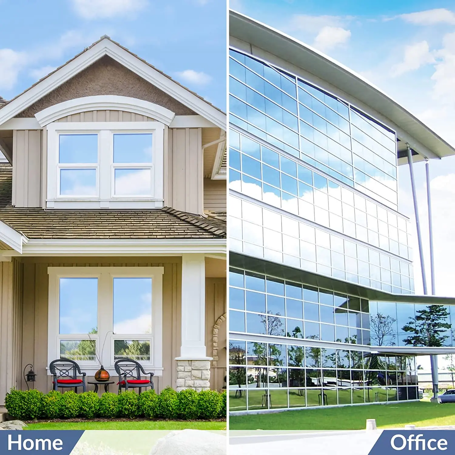 Window Privacy Film Window Film Window Tint Sticker One Way Window Film Daytime Privacy Heat Control Sun Blocking Anti UV Reflective Mirror Tint Film Glass Window & Door Covering