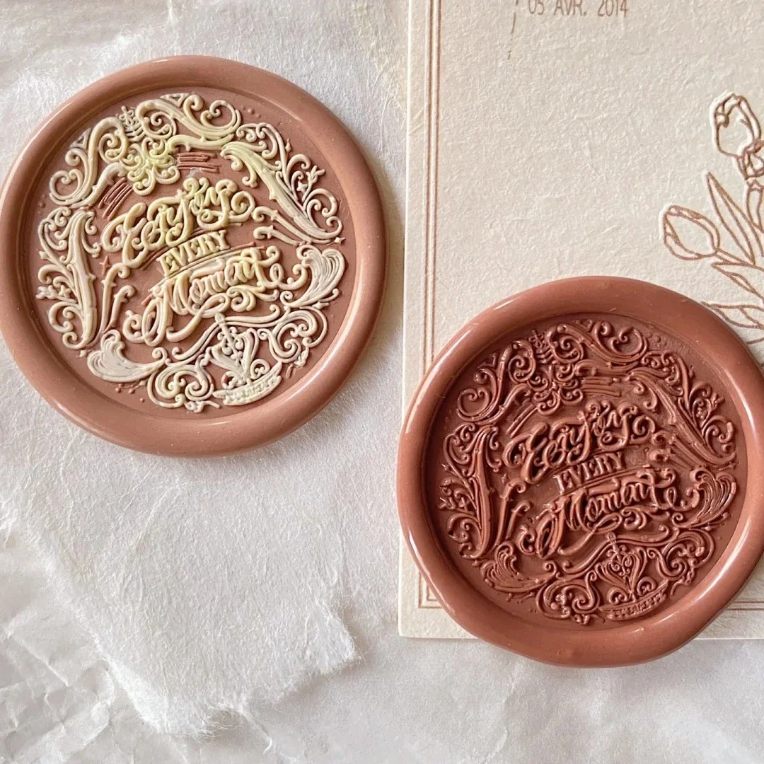 3d Fire Seal Stamp Toy Seal Head Special Relief Diy Fine Carved Copper Head Envelope Invitation Card Wedding Gift