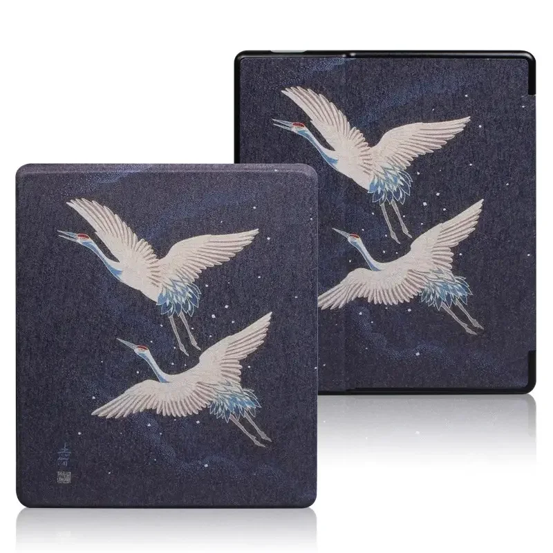 Premium PU Leather Auto Wake/Sleep Cover for Kindle Oasis (7-inch)