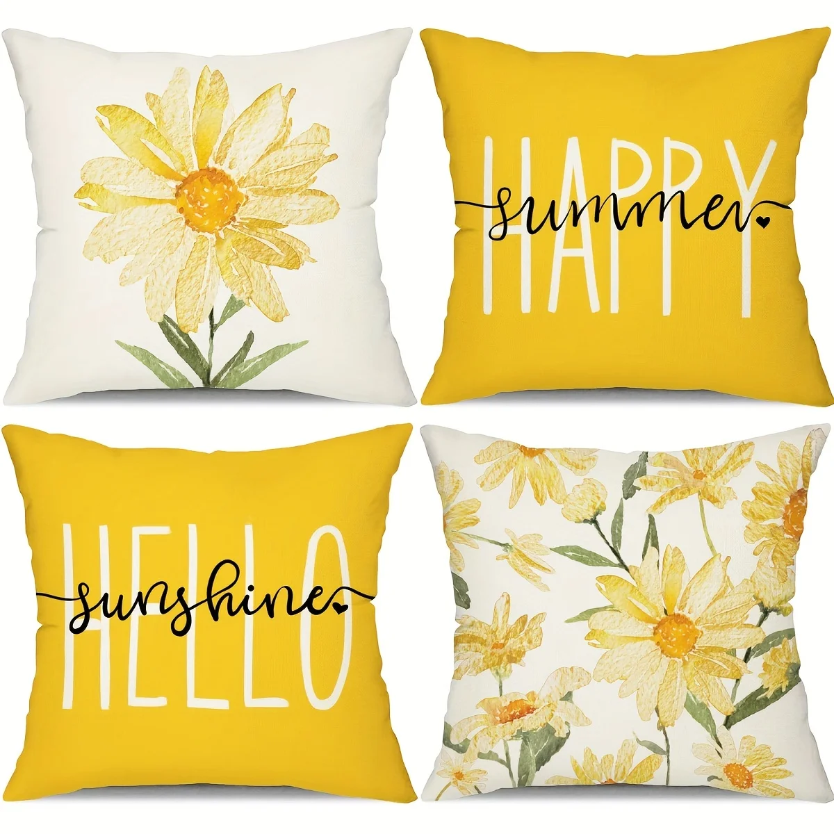 4pcs Throw Pillow Covers 1