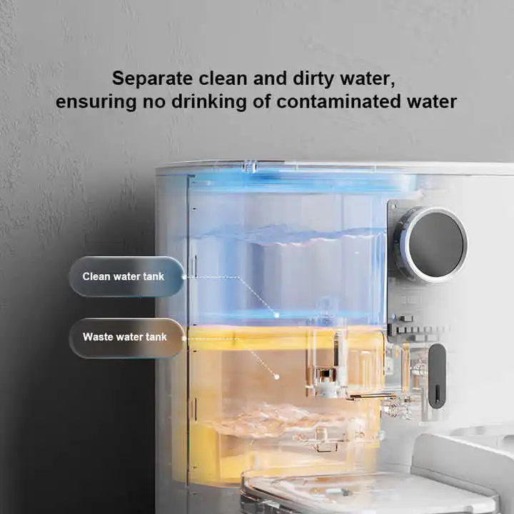 2 in 1 Smart 10L Pet Supplies Automatic Stainless Steel Bowls Feeder and Water Dispenser for Cats and Dogs