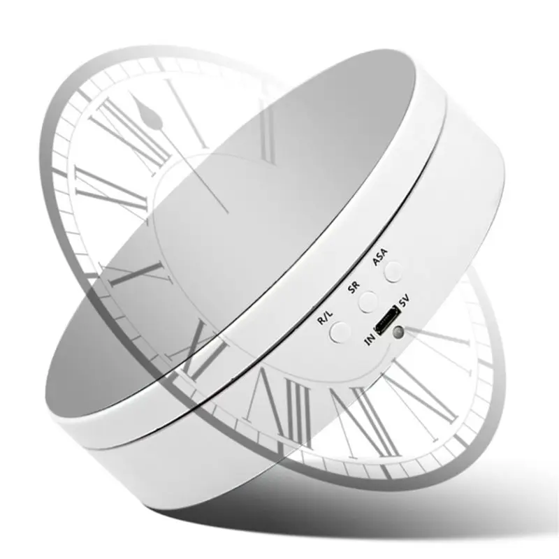 Jewelry Display Stand Rotating Display Stand 3 Speeds Electric Rotating Display Stand 360 Photo Rotating Mirror Stand Swivel Table Jewelry Turntable Photography Platform Vid