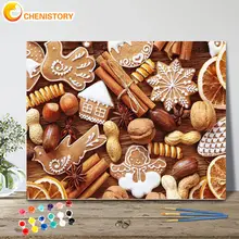 

CHENISTORY Paint By Number Walnut Peanut Biscuit Landscape Drawing On Canvas Handpainted Art Gift Diy Pictures Kits Home Decorat