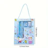 6pcs/set,  Back to school supplies，Stationery Gift Set - Cartoon-Themed School Supplies With Notebook, Ruler, Pencil, Sharpener, 2