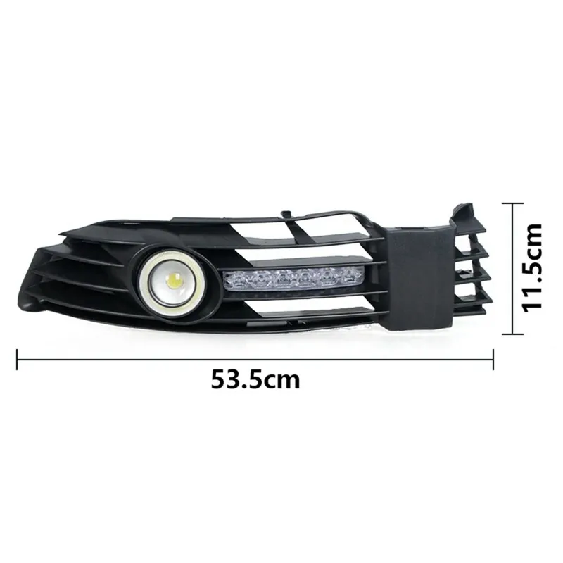 Front Fog Light Grille Daytime Running Light Grille Lighting Car For VW Passat B5 B5.5 2000-2005