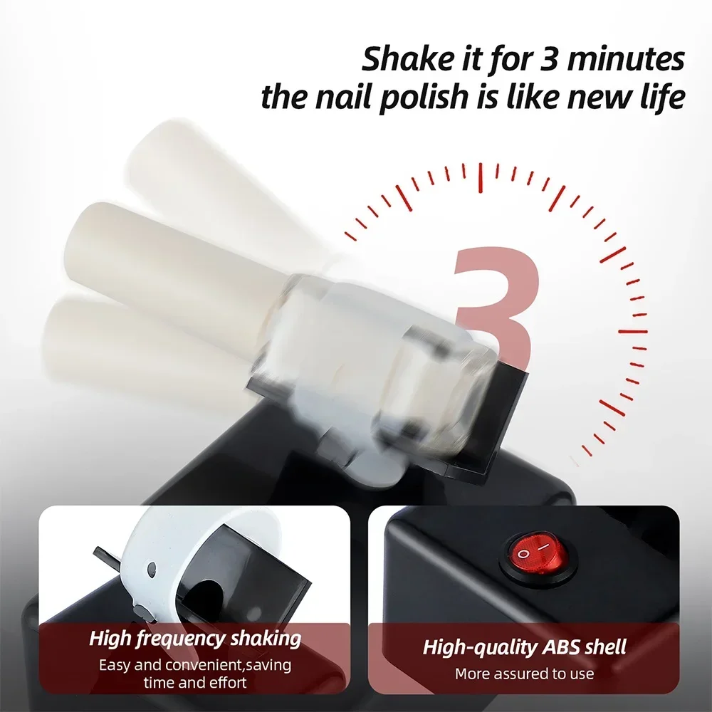 Electric Nail Polish Shaker Tattoo Ink Pigment Shaking Mixer Nail Polish UV Gel