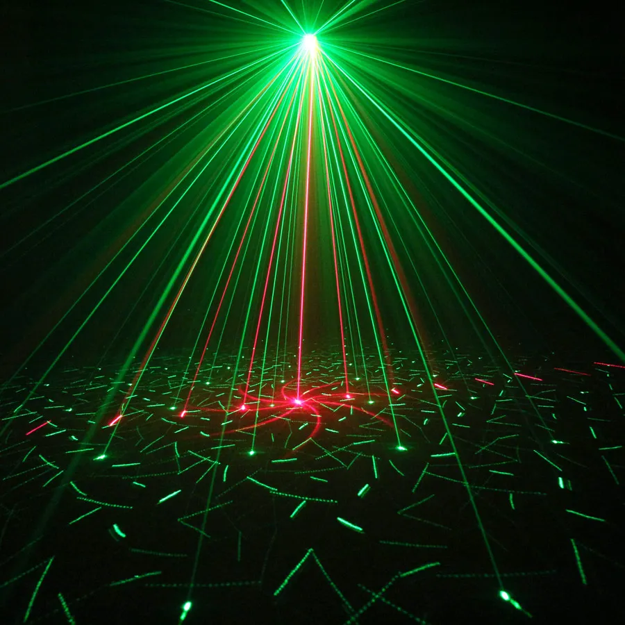 جهاز عرض ليزر RGB صغير 32 نقوش ، إضاءة حفلات ، دي...