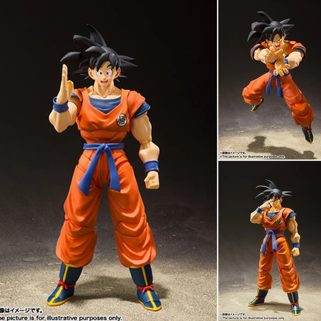 Kit 2x Goku Dragon Ball - Goku Cabelo Preto + Super Sayajin