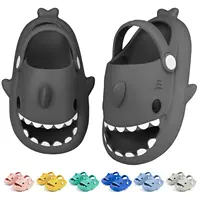 SmilePoP Kids Shark Slides Sandals Summer Slip-On Sandals Shower Beach Pool Anti-slip Slippers for Kids Girls ThickSole Slippers 1