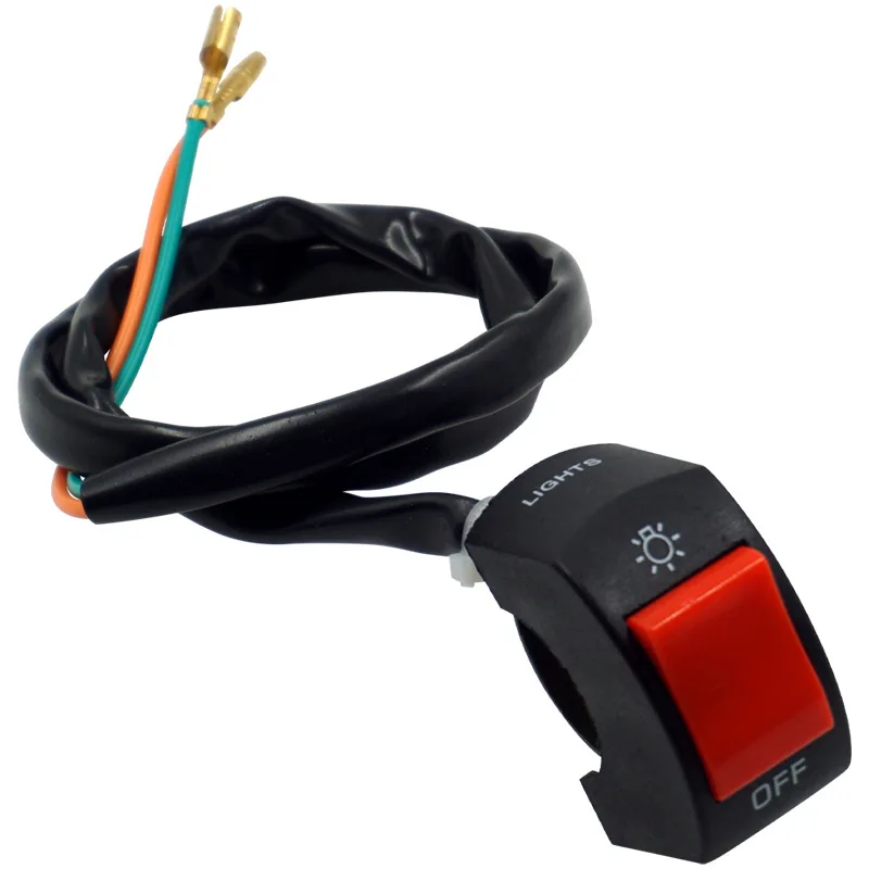 

Motorcycle 22mm Handlebar Faucet LED Headlights Power Off and Fire Off Double Flashing Multifunctional Modification Switch