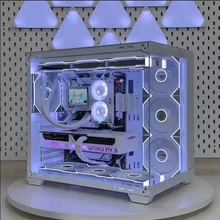 12CM ARGB PC 팬 하이드로 베어링 팬 인피니티 미러 30dB(A) 쿨링 팬 5V3핀 PWM 800-2000RPM 포워드 블레이드 팬