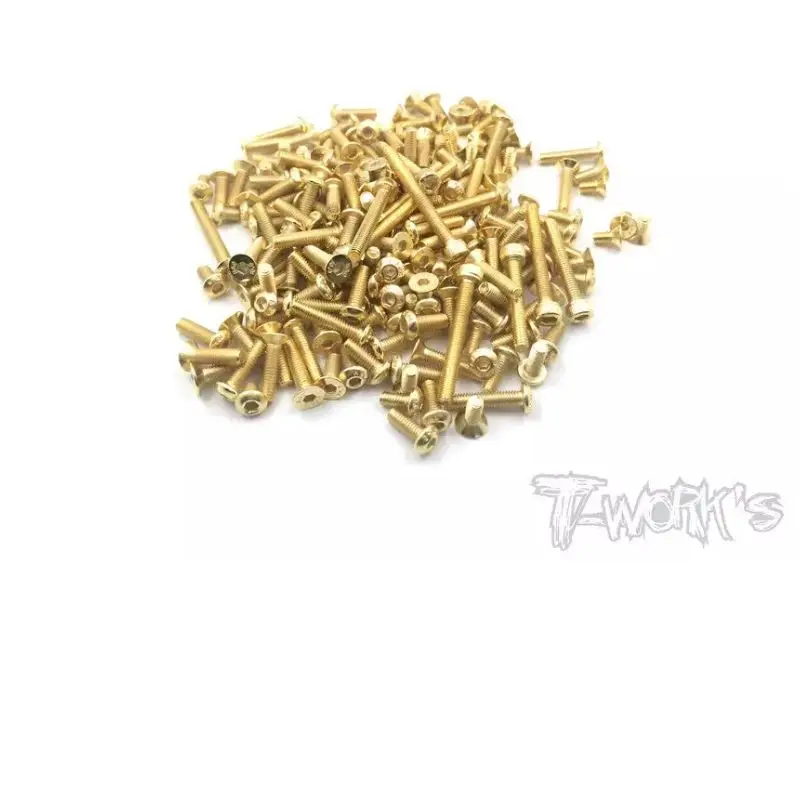 

Оригинал, т, работает, Φ, позолоченный стальной винт НЛО, набор 80 шт. (Для TLR 22 5,0 DC) Профессиональная деталь Rc