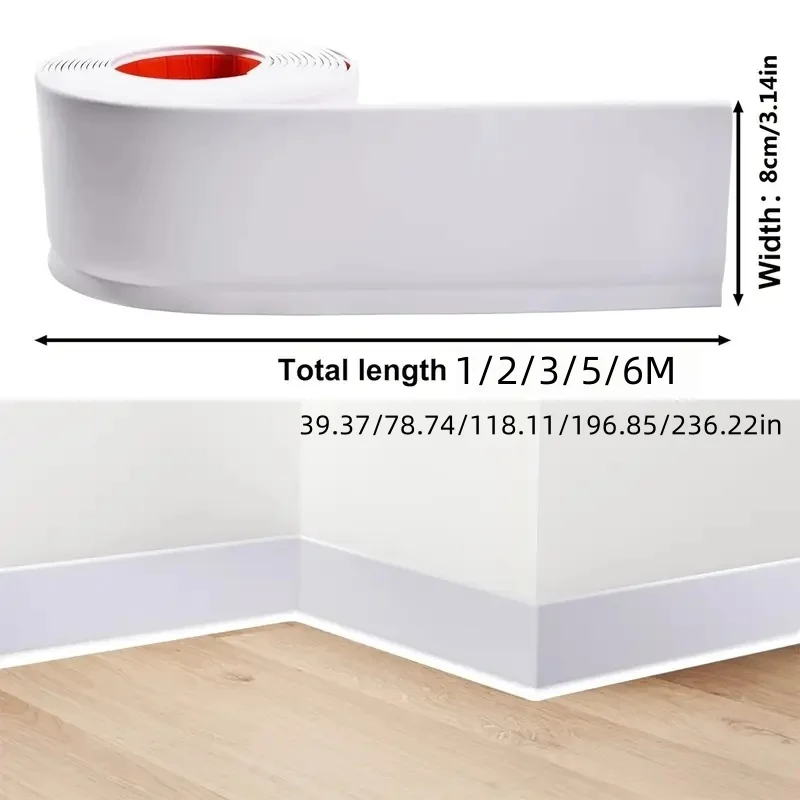 Self-Adhesive PVC Skirting Line Border