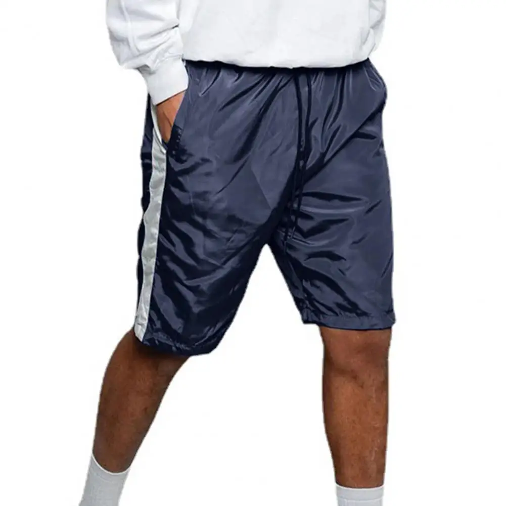 

Men Sports Shorts Stylish Contrast Color Summer Shorts Pockets Summer Shorts Summer Vacation Summer Shorts Male Clothes