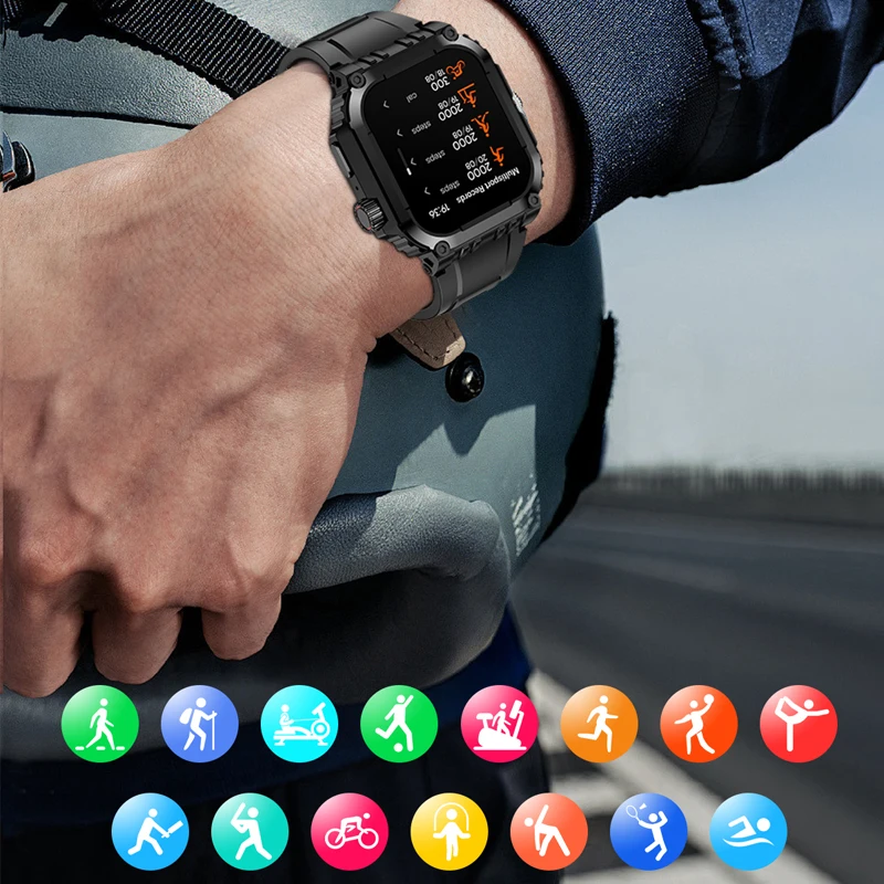 GPS AMOLED 스마트 워치 야외 스포츠 피트니스 팔찌, Ai 음성 어시스턴트, 블루투스 통화 시계, 안드로이드 IOS용 스마트워치, 410mAh