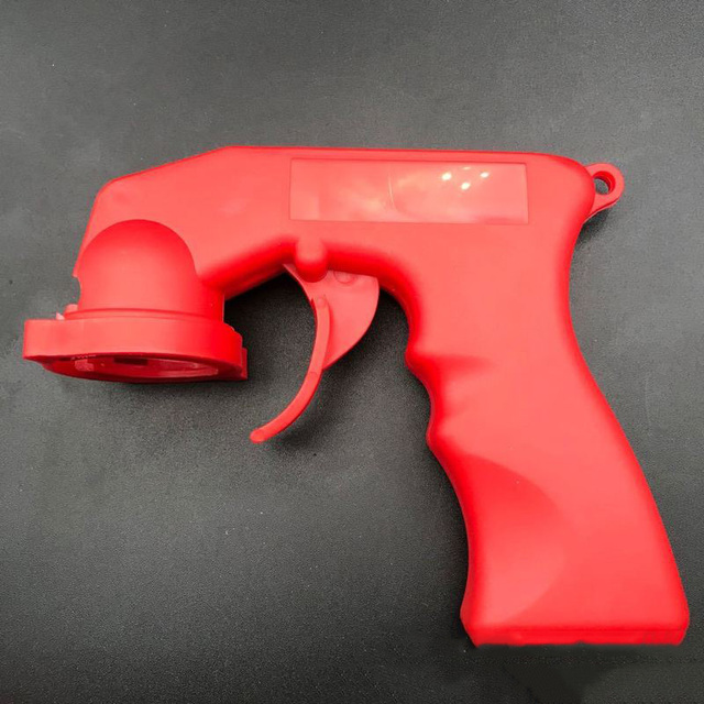 Gun Adaptor Auto Polishing Paint Care Aerosol Spray Gun Handle with Full Grip Lock Car Maintenance Tool Care Accessories