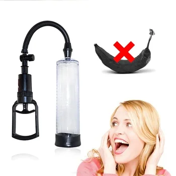 Penis Pump Vacuum Pump Toy for Adult Big Dick Erection Trainer Penis Enlargement Device Penis Enlarger Extender Sex Toys for Men 3