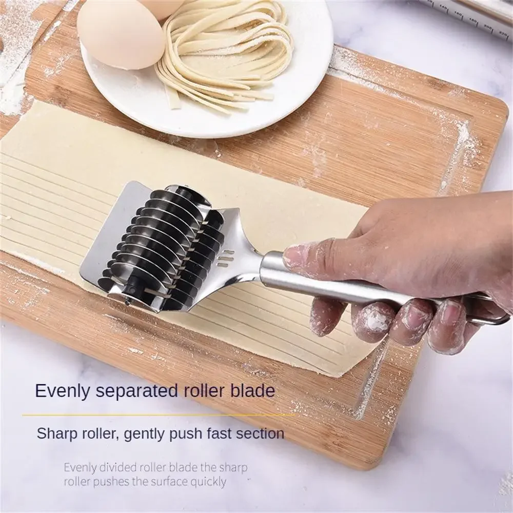 Kitchen Vanilla Noodle Cutter Stainless Steel Manual Noodle Cutting Device Chive Cutting All-steel Kitchen Makers