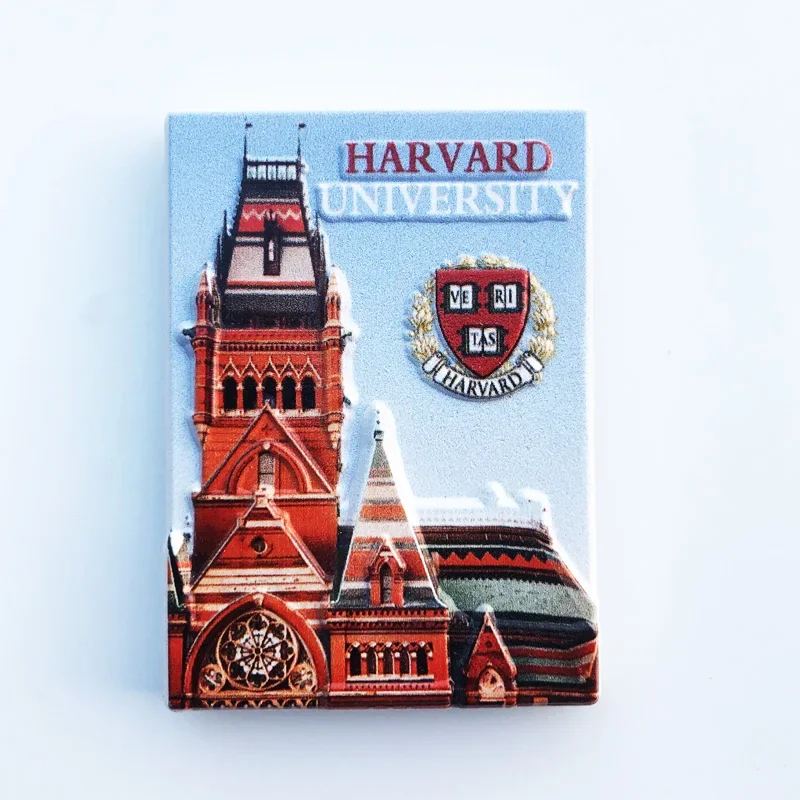 Harvard Yale University Cambridge Oxford University Travel commemorative decorative relief UV crafts